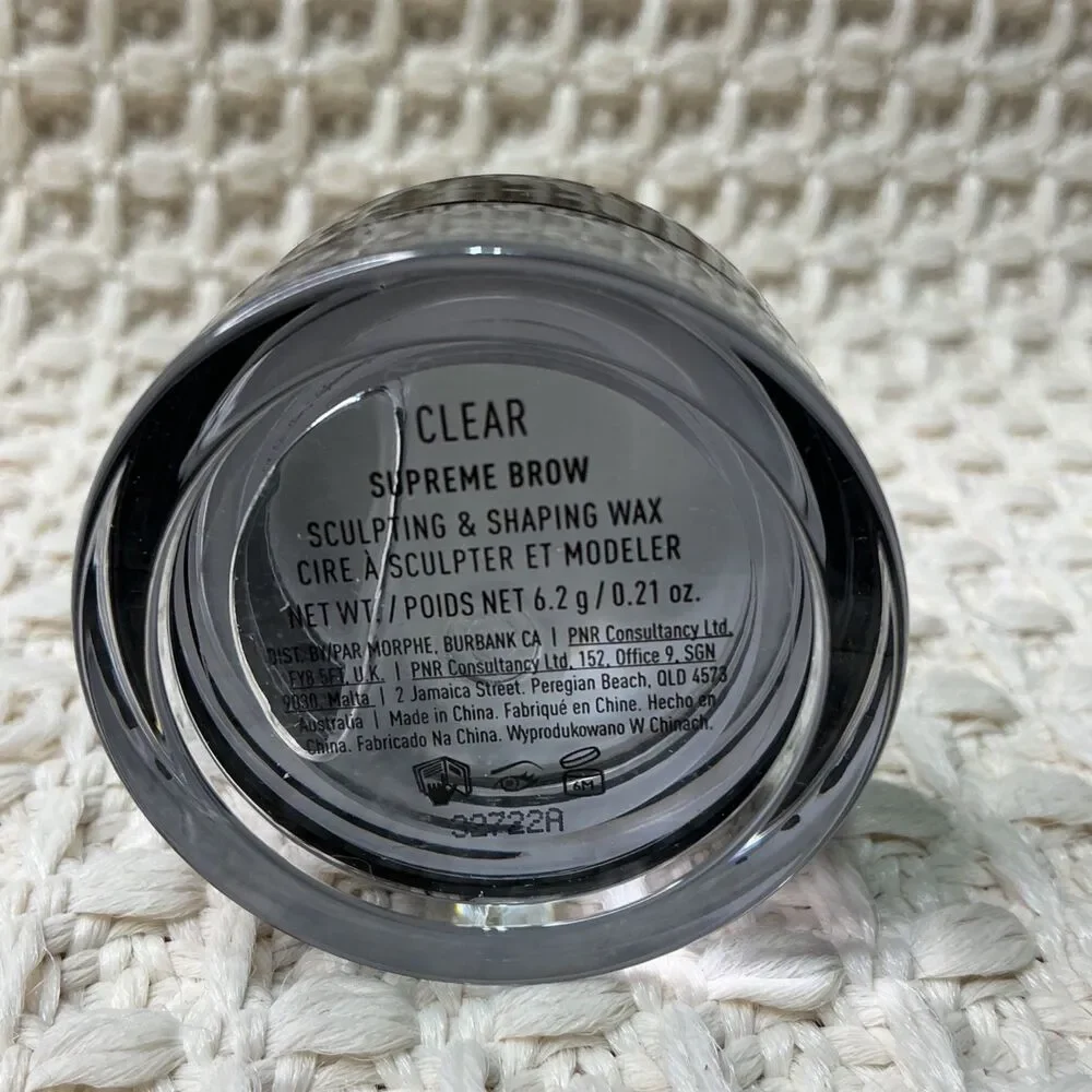 Morphe Supreme Brow Sculpting & Shaping Wax Clear 6.2g 0.21oz Vegan Formula